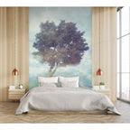 Papier Peint Panoramique Misty Tree - Multicolore
