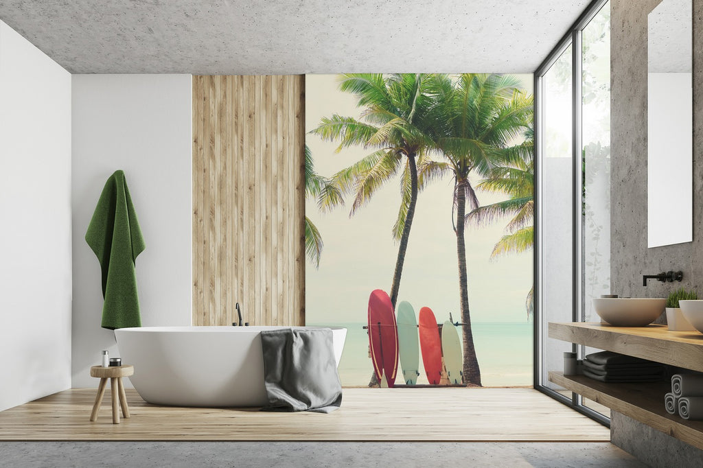 Papier Peint Panoramique Aloha - Multicolore