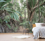 Papier Peint Panoramique - Jungle Trek - Vert