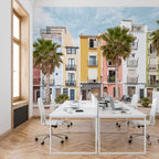 Papier Peint Panoramique Lisboa - Multicolore