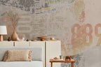 Panoramic Wallpaper - Seoul - Multicolour