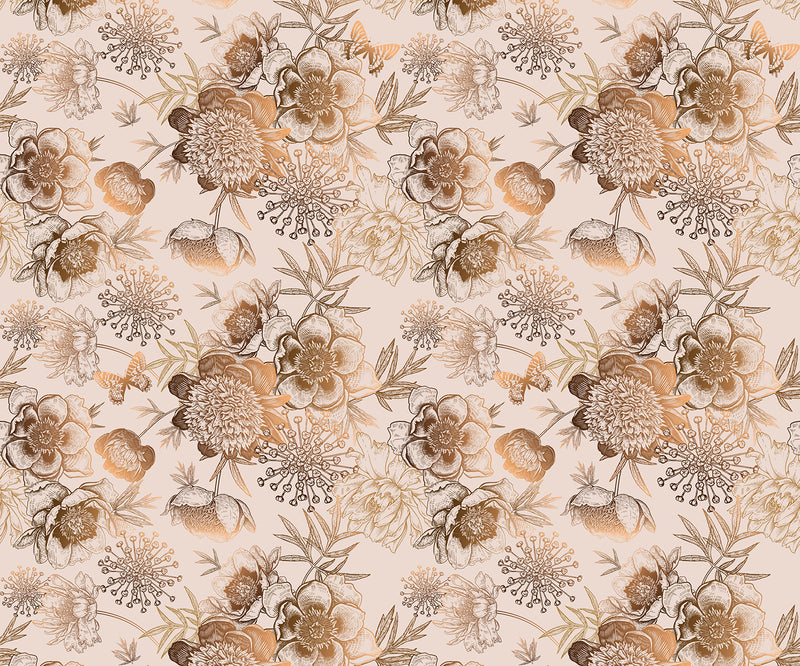 Panoramic Wallpaper - Madeleine - White Sand