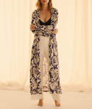 Kimono Purple Hibiscus Fluide