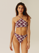 90's Wavy Lines Swimsuit Panties