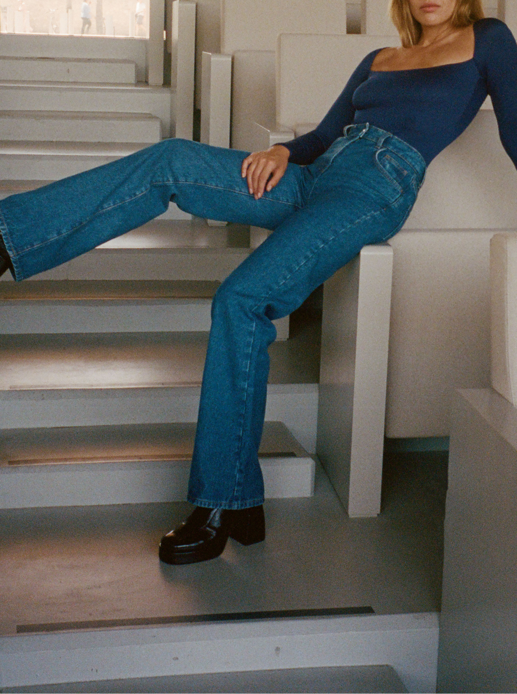 Body Square Blue Steel Moulant