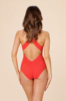 Capri - Maillot de bain 1 pièce rouge