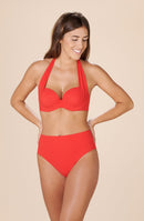 lisia Top of swimsuit underwired swimwear, red