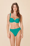 tobago Stockings swimsuit high waist green