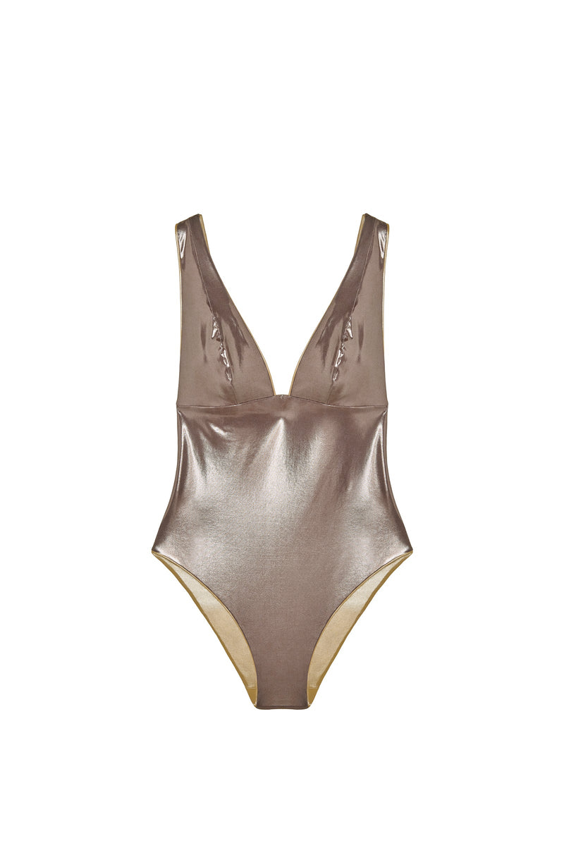 Nil - swimsuit 1-piece bath gold