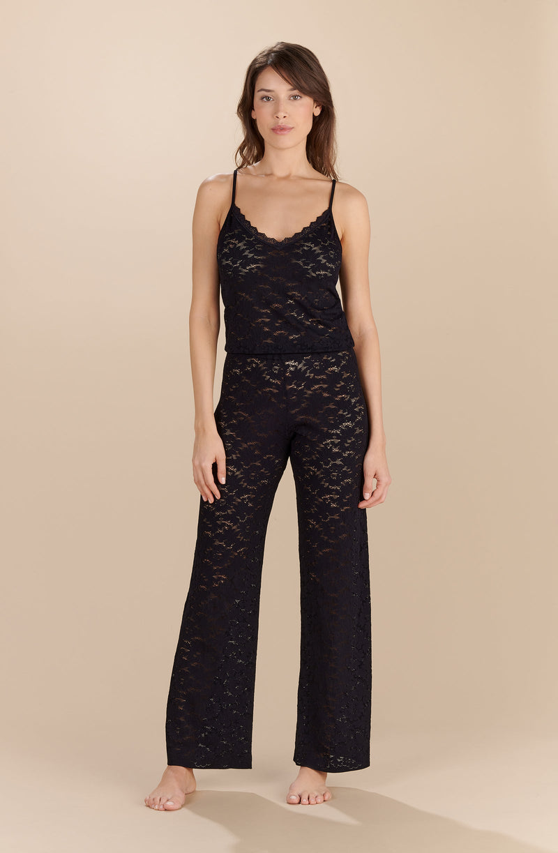 carisse - Black lace jumpsuit