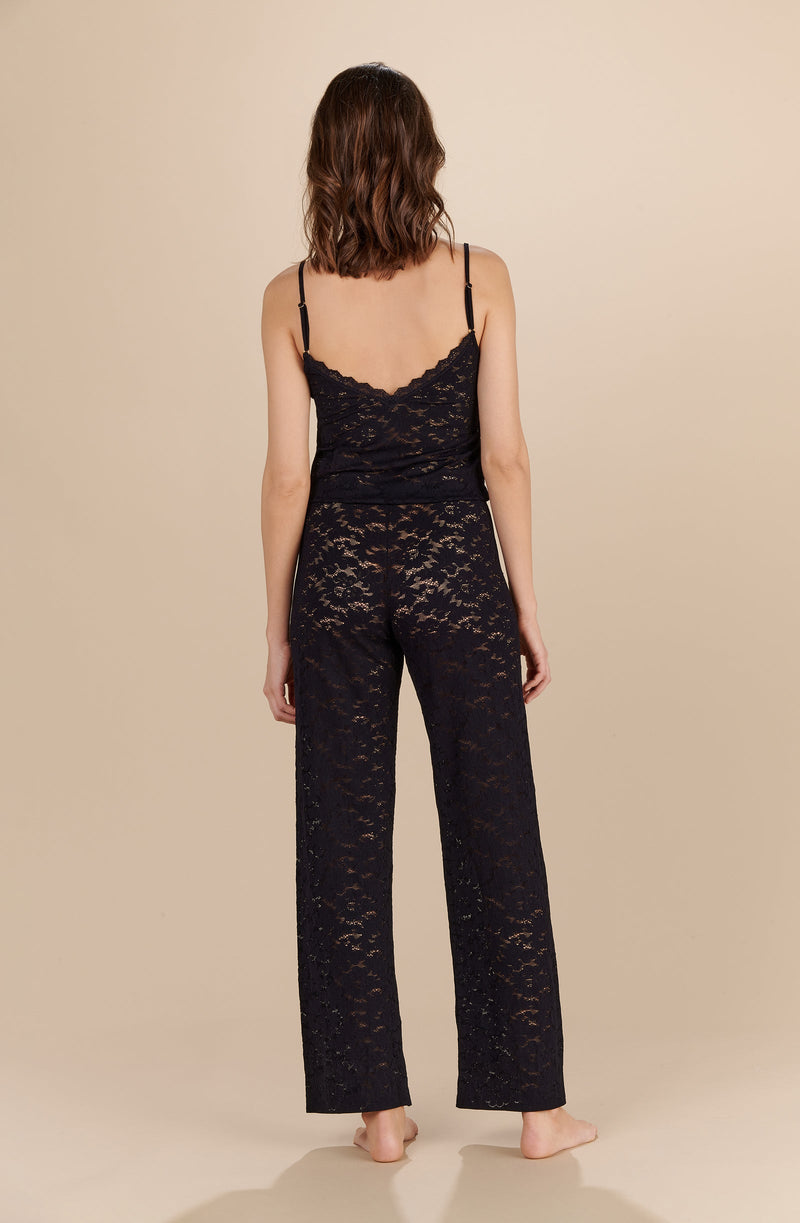 carisse - Black lace jumpsuit