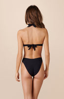 dolce stockings swimsuit high-waisted low cut black