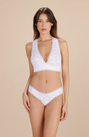 girly - Soutien-gorge dos nageur blanc en dentelle