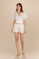 manoa - Ecru lace cover-up