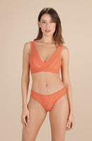 NIO - Soutien-gorge brassière paprika en dentelle