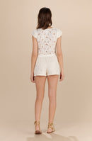 stanis - Lace shorts ecru