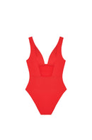 avany Maillot de bain 1 pièce dos nu rouge