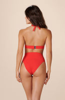 enea Top of swimsuit red triangle