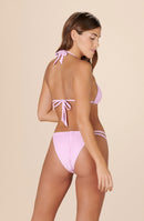 helia Haut de swimsuit sliding triangle pink