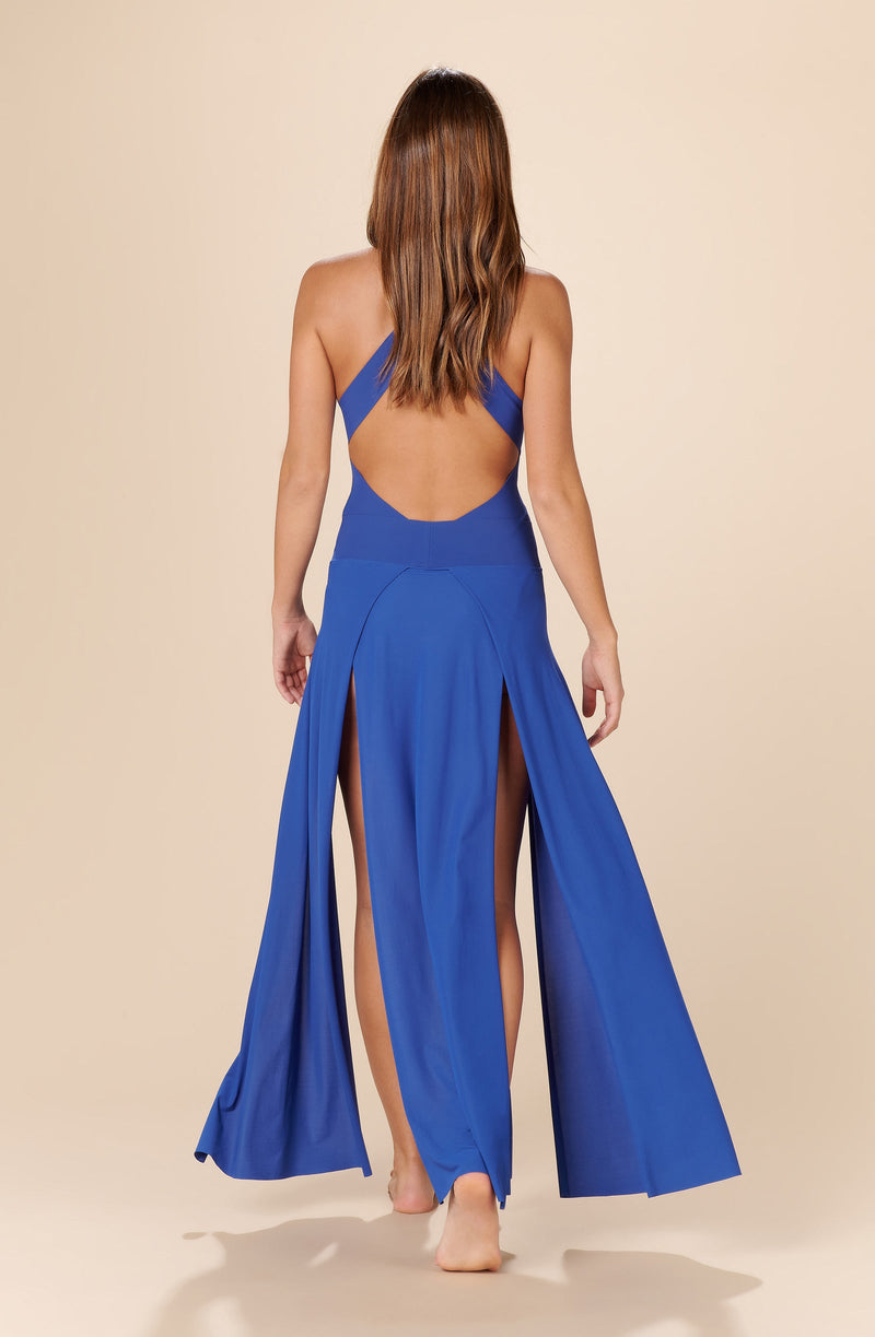 jax Long slit skirt ocean