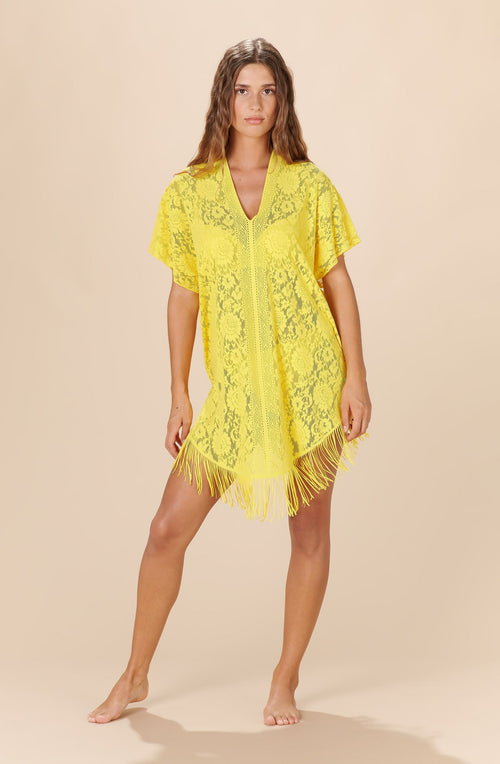 jesse Sun lace poncho tunic