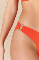 keola orange towelling stockings swimsuit