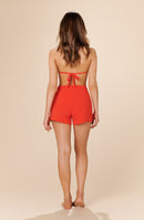 marlene Orange terry shorts