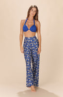 myla Loose-fitting pants in lightweight GOTCHA-print voile