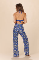 myla Loose-fitting pants in lightweight GOTCHA-print voile