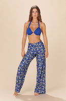 myla Loose-fitting pants in lightweight GOTCHA-print voile