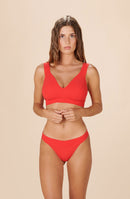 naomy Traje de baño top sujetador rojo