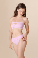 tobago Stockings swimsuit high waist pink