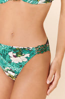 zinia stockings swimsuit jewel-print cover PRIMAVERA