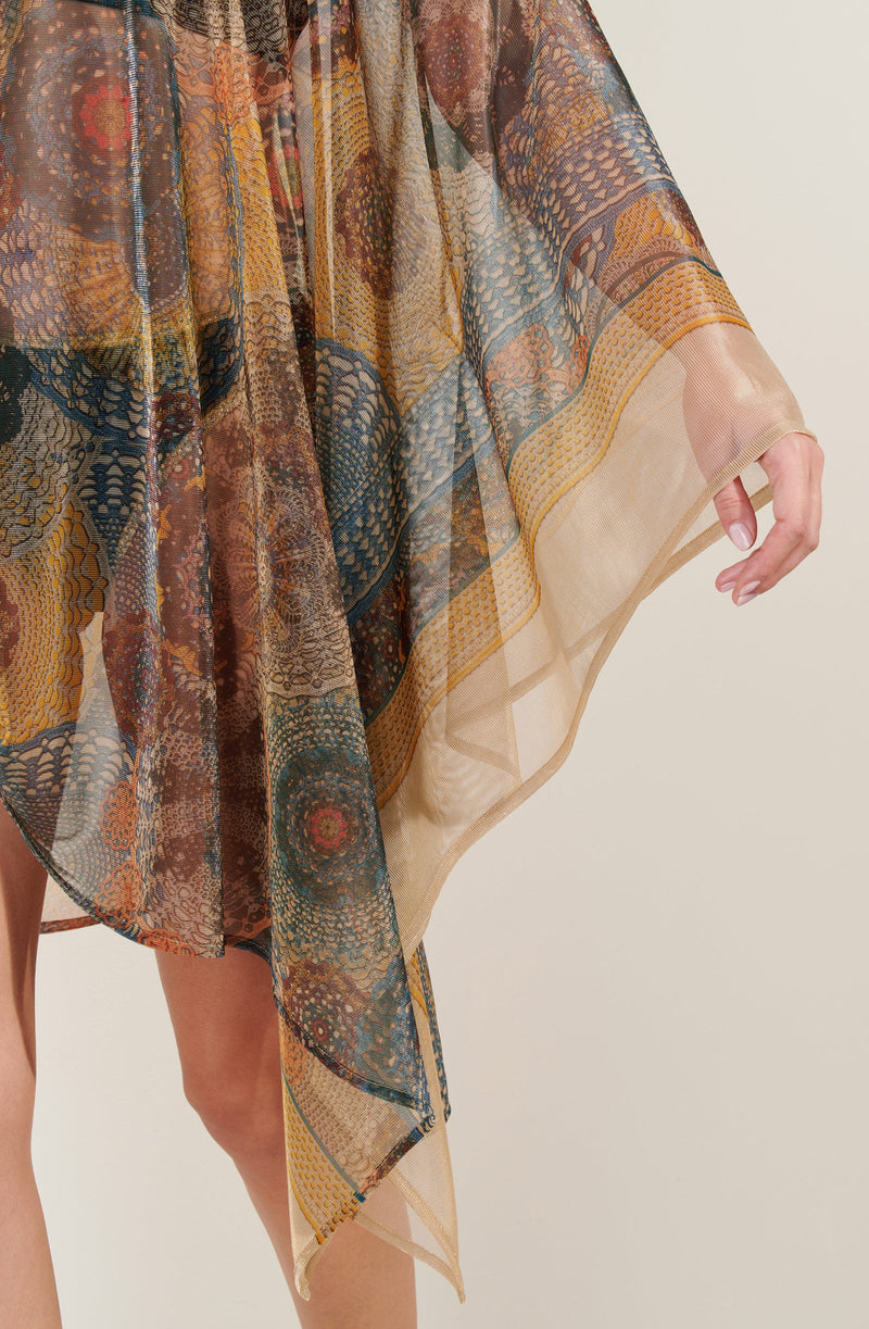 amea Iridescent poncho