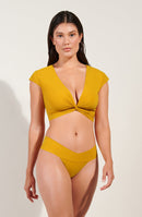 chacha Bas de maillot de bain tanga ocre