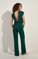 codou Open-back bamboo jumpsuit