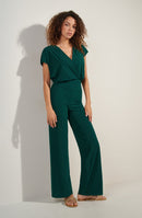 codou Open-back bamboo jumpsuit