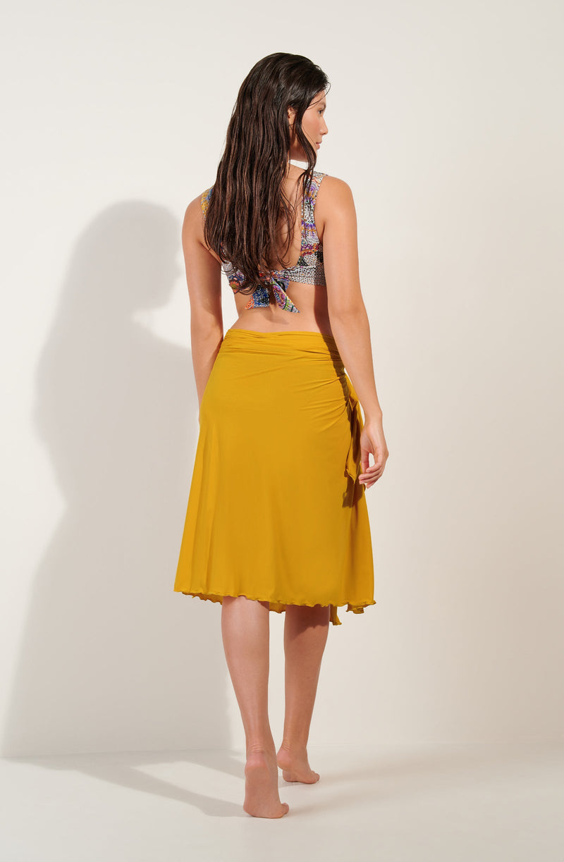 kalis Long sarong ochre