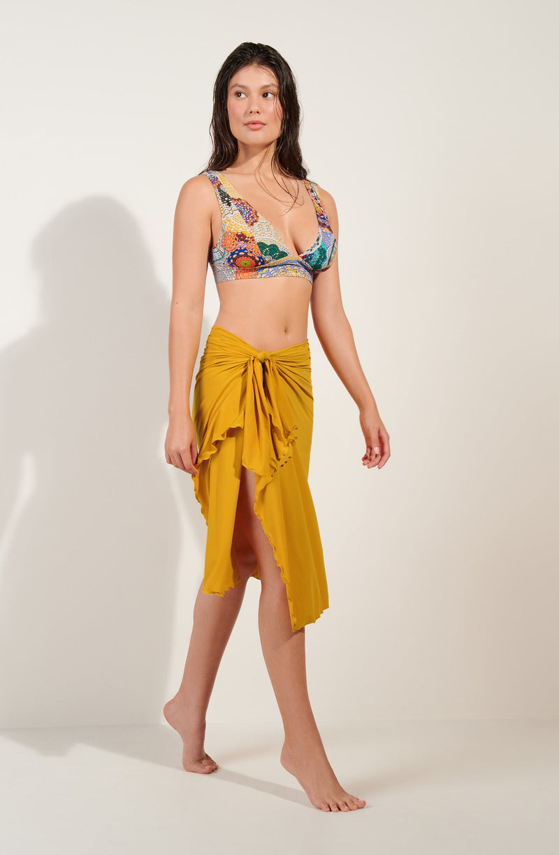 kalis Long sarong ochre