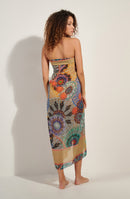 yka Large square printed sarong GIPSY