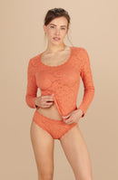 Paprika lace panties for Woman - Pain de Sucre