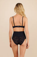 betty Black lace triangle bra