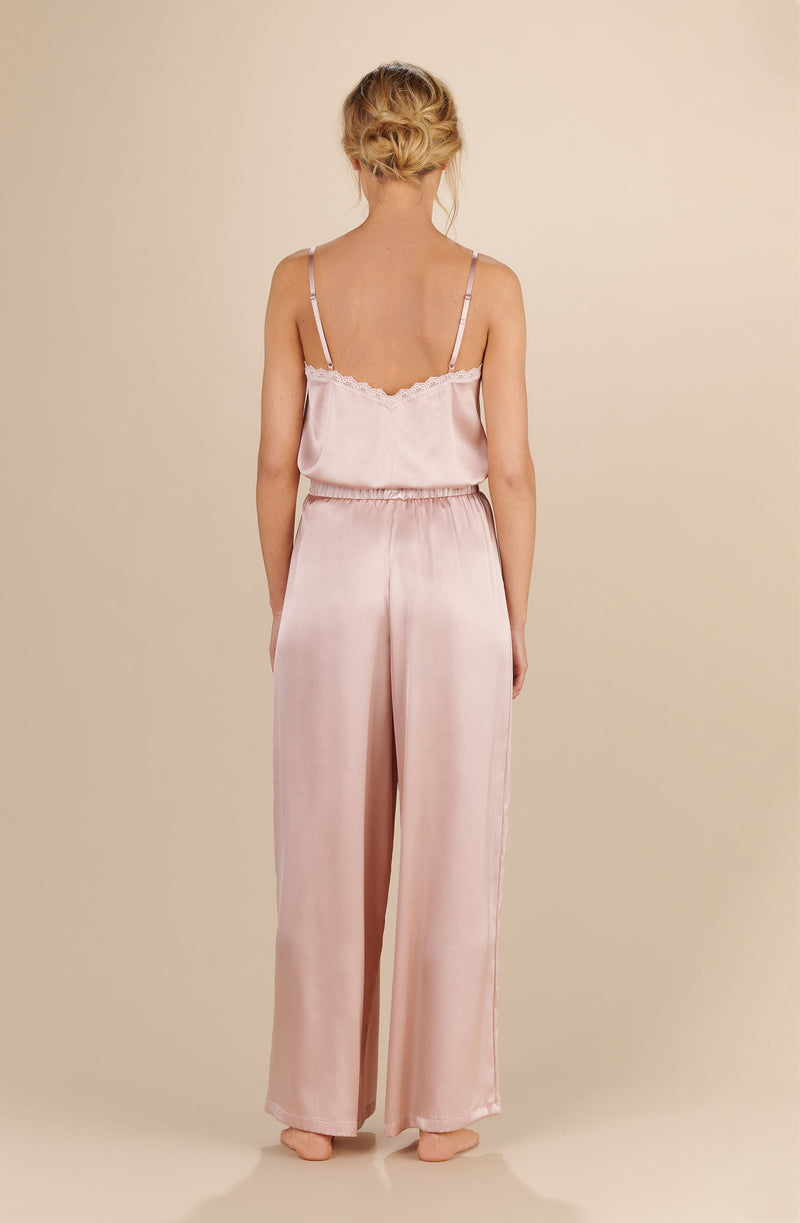 tom Silk powder wide-leg pants