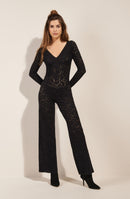 cyres Black lace pant suit