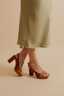 Sandalias Tacón Richy - Camel