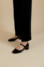 Dorie Ballet Flats - Black Patent