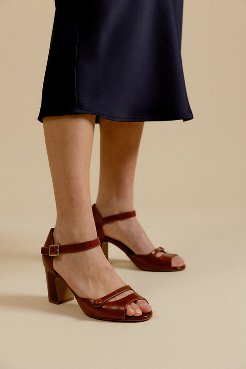 Zapatos de salón Ella - Coñac