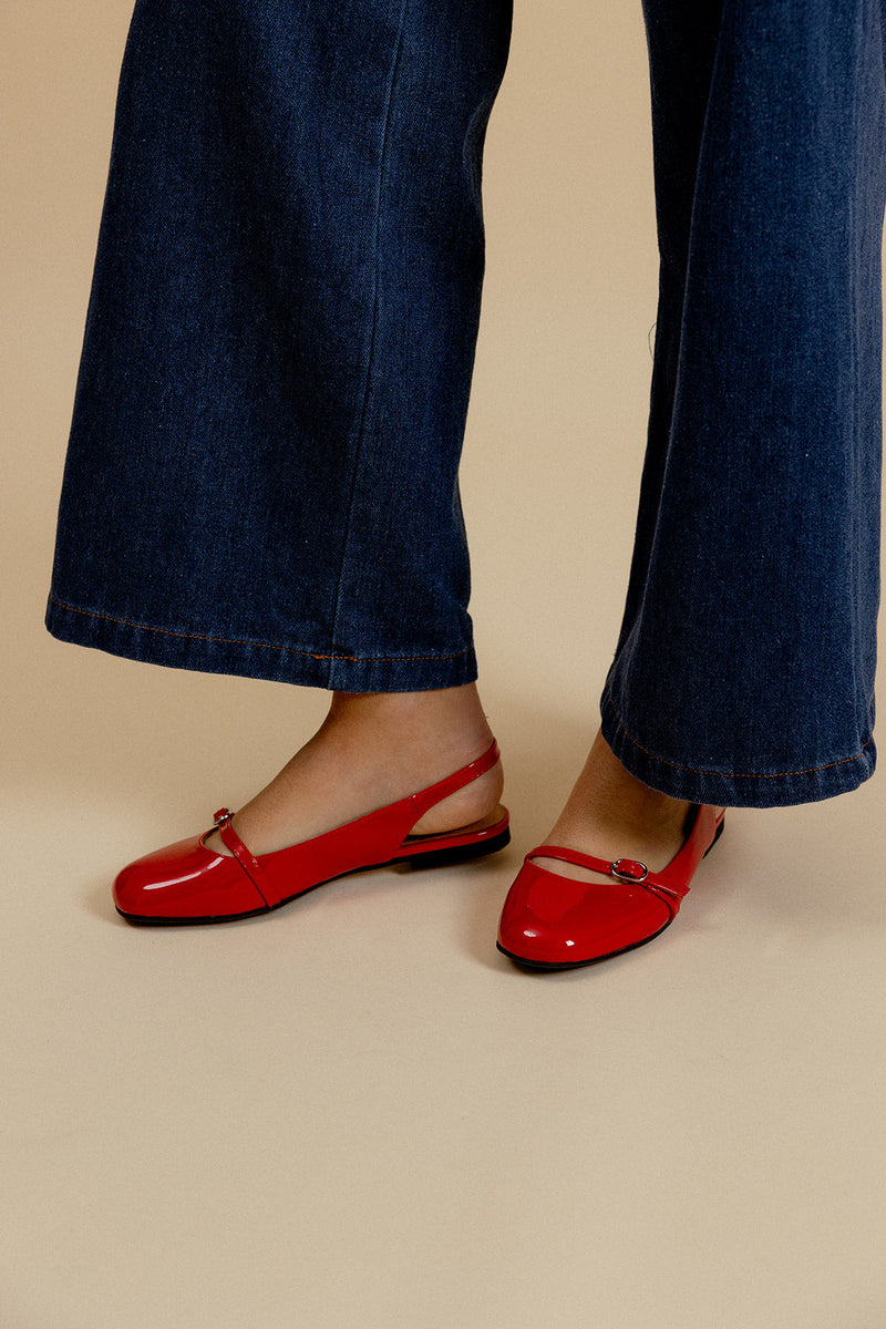 Tiffany Ballerinas - Red Patent