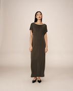 Robe Mi-Longue Peace - Kaki