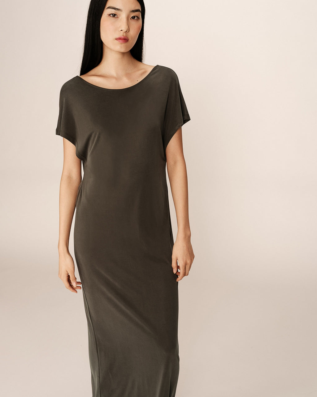 Robe Mi-Longue Peace - Kaki